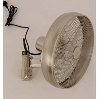 👉 Chroom Wandventilator Breeze, Ø 41cm, chroom/helder