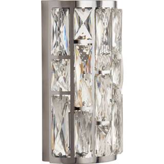 👉 Wand lamp staal kristal chroom a++ Wandlamp Bijou met kristallen