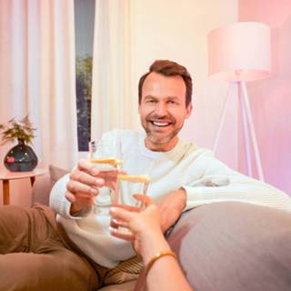 👉 Kaars WiZ C37 LED lamp E14 4,9W mat RGB