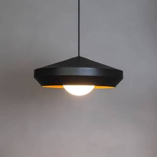 👉 Hang lamp aluminium goud a++ bartlett zwart Innermost Hoxton 50 hanglamp, zwart/goud