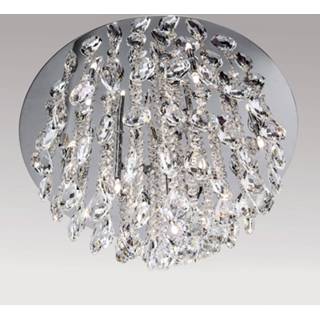 👉 Plafondlamp transparant HELENE - met loodkristal, 45 cm