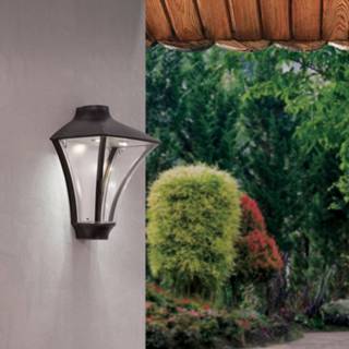 👉 Helder zwart koper schijnende LED-buitenwandlamp Rigon