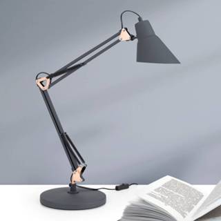 👉 Tafellamp a++ zwart mat metaal Drievoudig verstelbare Bachelor