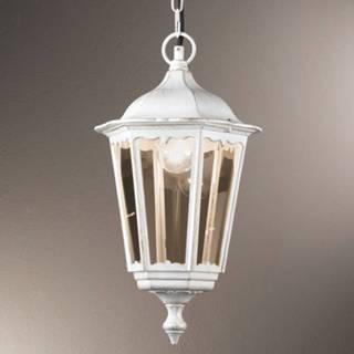 👉 Hang lamp drukgegoten aluminium wit-goud a++ wit Hanglamp Puchberg voor buiten,