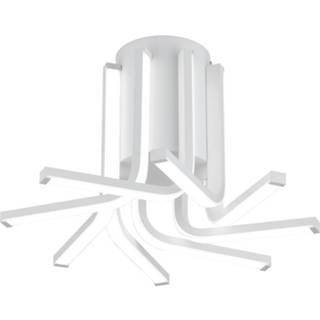 👉 Plafond lamp aluminium warmwit wit LED plafondlamp Venti, dimbaar