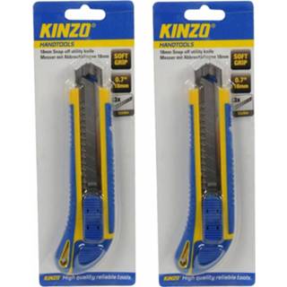 👉 Mes 2x Stuks Hobby Snij Mesjes 18 Mm - Hobbymessenset 8720276463263
