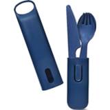👉 Bestekset Met Hip en Etui - Navy
