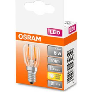 Warmwit OSRAM LED lamp speciaal T26 E14 1,6W 2.400K filam. 4058075432819