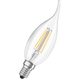 👉 Kaars lamp a++ warmwit OSRAM LED kaarslamp E14 4W 2.700K windstoot 4058075434226