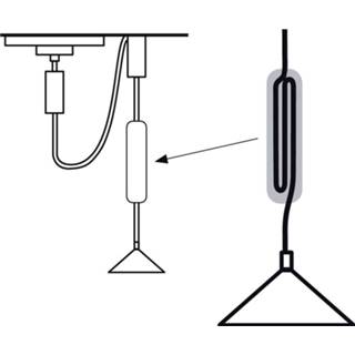 Mat chroom kunststof Paulmann URail pendeladapter Light&Easy,