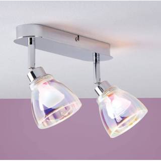 Plafondlamp dichroitisch glas Reserveglas voor 7600339+340 Dichroic
