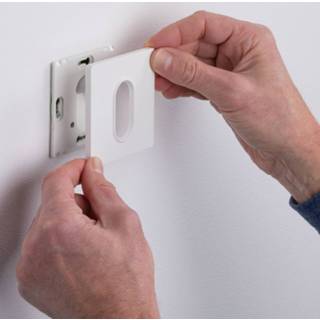 👉 Inbouwlamp wit Paulmann Wall met sensor, hoekig