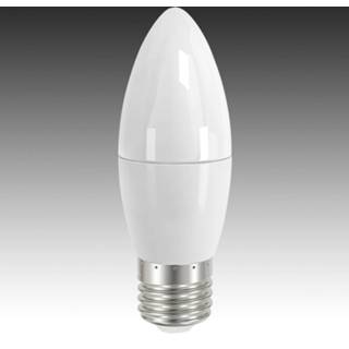 Kaarslamp warm wit a+ E27 5,5W 827 LED kaarslamp, gesatineerd