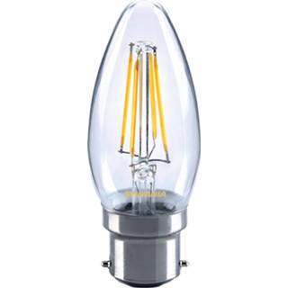 👉 Kaarslamp B22 4W 827 LED kaarslamp, helder