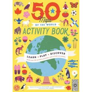 👉 Poster engels 50 Maps of the World Activity Book: Learn - Play Discover with Over Stickers, Puzzles, and a Fold-Out 9780711262997