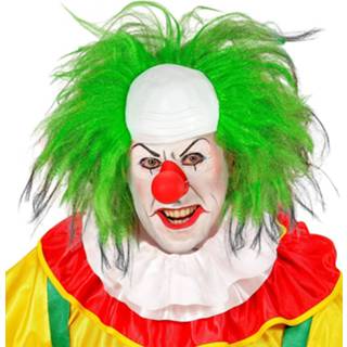 👉 Clowns pruik groene active horror clown 8003558020034
