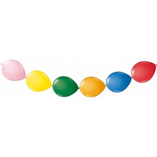 👉 Knoopballon Set Van 8x Gekleurde Knoopballonnen - Ballonnen 8718758514848