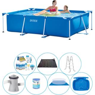 👉 Zwembad Intex Frame Pool Rechthoekig 220x150x60 Cm - 8-delig Super Deal 8720574960693