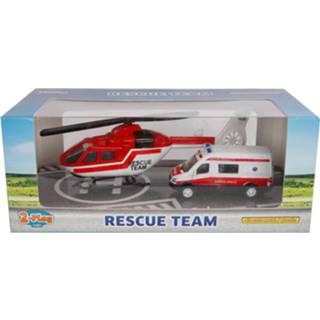 👉 Helikopter 2-Play Traffic Die-Cast Ambulance en