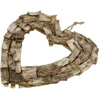 👉 Hanger hout Hbx Natural Living Hart L30x30x6cm 8717795041218