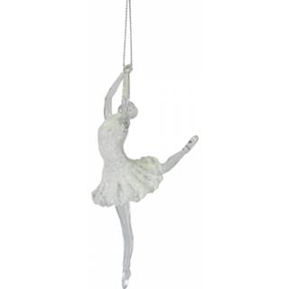 Ballerina's wit acryl Peha Kersthanger Ballerina Gestrekt 14 Cm 8712953633564