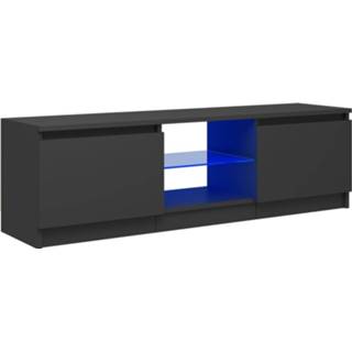 👉 Grijs Vidaxl Tv-meubel Met Led-verlichting 120x30x35,5 Cm 8720286216958