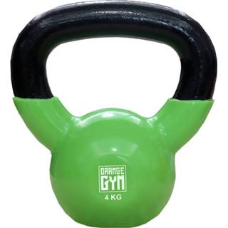 👉 Kettlebell oranje vinyl Orange Gym - 4kg 8719128649559