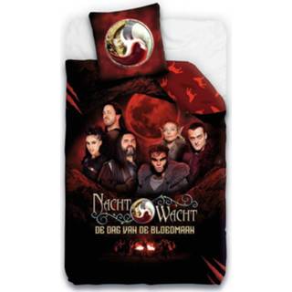 👉 Dekbedovertrek zwart katoen Nachtwacht - 1-persoons (140x200 Cm + 1 Sloop) 5414233238270