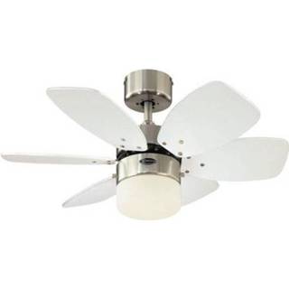 👉 Plafondventilator chroom FLORA ROYAL met verlichting