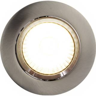 👉 Inbouw spot nikkel a+ Inbouwspot Dorado 2.700K tilt 3-set rond