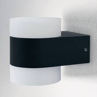 👉 Buiten wandlamp aluminium warmwit donkergrijs c aansluiting a+ LEDVANCE Endura Style UpDown puck buitenwandlamp