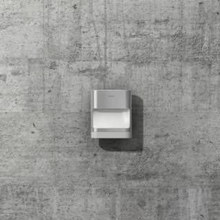 👉 Buiten wandlamp aluminium warmwit a+ Theben theLeda D SU AL buitenwandlamp PIR-sensor