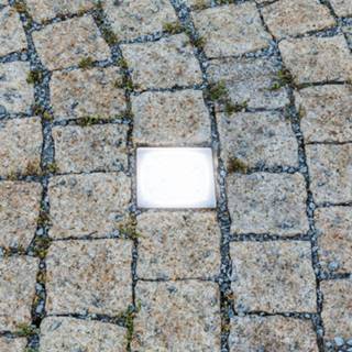 👉 Transparant Betreedbare LED-grondinbouwlamp Straatsteen