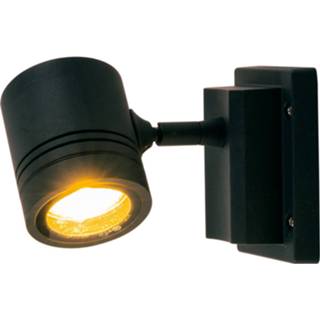 👉 Buiten wandlamp aluminium a++ grafiet zwart Buitenwandlamp Borneo 1-lamp instelbaar
