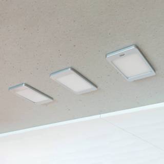 👉 Schakelaar aluminium warmwit zilver LED meubelverlichting Saskia 3 set,