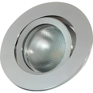 Zilver a++ LED inbouwring Decoclic GU10/GU5.3, rond,