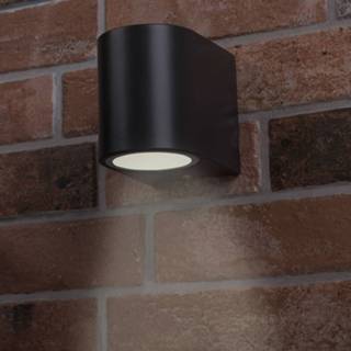 Buiten wandlamp aluminium antraciet c bevestigingsmateriaal warmwit Met SMD-LED's - Bastia buitenwandlamp