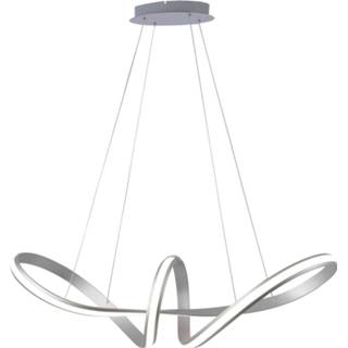 👉 Hang lamp a+ staalgrijs LED hanglamp Melinda, 38W, dimbaar,