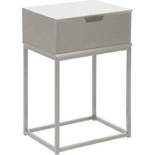 👉 Nachtkastje MDF modern grijs MOOS Scottie