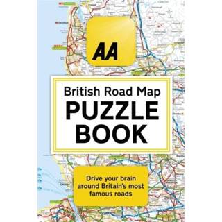 👉 Engels The AA British Road Map Puzzle Book 9780751578973