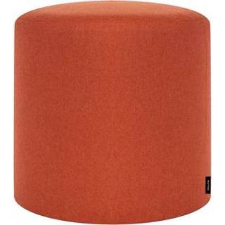 👉 Poef terracotta nylon modern oranje Noo.ma Folk - Wool