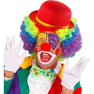 👉 Bolhoed rood geel active Clowns met lint 8003558168019