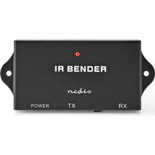 👉 Afstandsbediening zwart Nedis Infrarood Extender Voor - 1.00 M 5412810326273