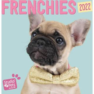 👉 Kalender Huisdieren/dieren 2022 Grappige Franse Bulldog Honden 30 Cm - Jaarkalenders 8720165756636
