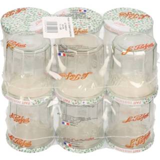 👉 Bewaarpot 12x Bewaarpotten/voorraadpotten Met Schroefdeksel 324 Ml - Voorraadpot 8720147522150