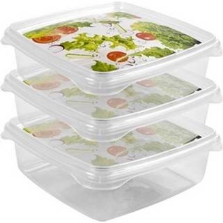 👉 Bewaarbak transparant plastic 6x Voedsel Bewaarbakjes 0,8 Liter - Vershoudbakjes 8720147763713