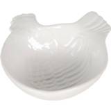 👉 Wit Kom Haan 14*17*15 Cm Serveerkom Kommen 8717459851733