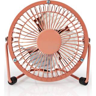 Tafelventilator roze Nedis - Vintage 1.00 M 5412810321162