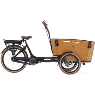 👉 Bakfiets bruin Vogue Elektrische Carry 3 26 Inch 48 Cm Unisex 7v Rollerbrake Matzwart/bruin 8717853991974