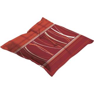 👉 Zitkussen rood Madison Hocker Lines Brick 50x50 8713229296797